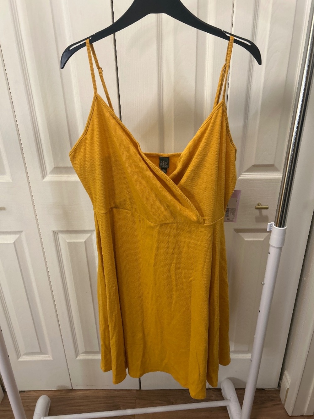 Wild Fable Mustard Yellow Sleeveless Skater Dress Size 1x